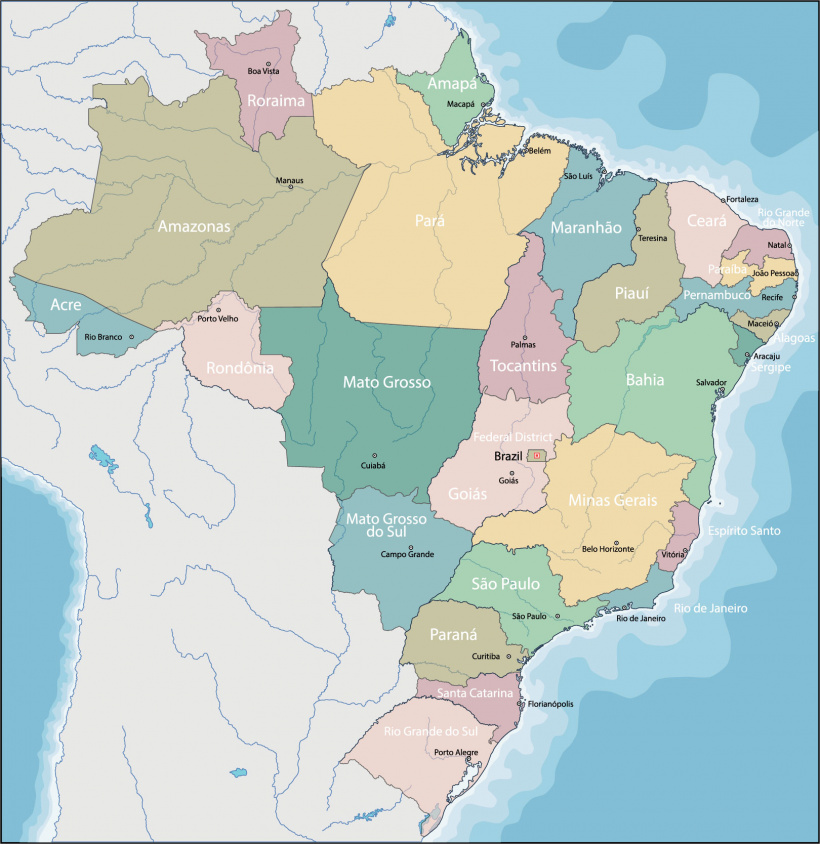Os estados do Brasil